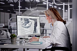 3D Software Engineer Developing Computer Engineering