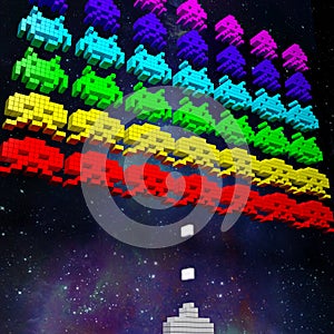3D Space Invaders