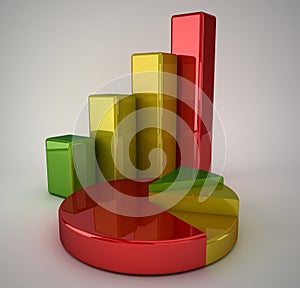 3d statistical graphics photo