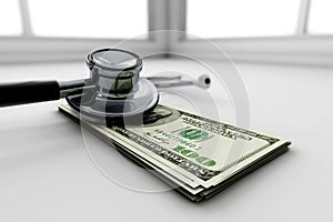 3d Stethoscope, Money and medicine