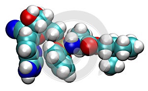 3D structure of antiviral Remdesivir active against the COVID-19 coronavirus photo