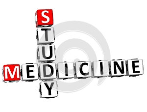 3D Study Medicine Crossword