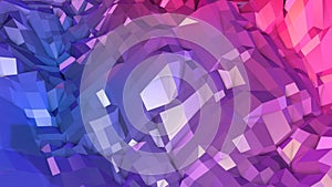 3d surface as 3d low poly abstract geometric background with modern gradient colors, red blue violet 69