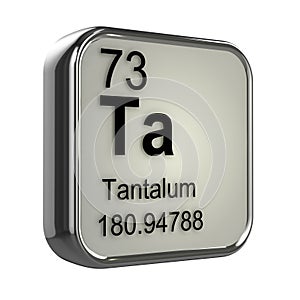 3d Tantalum element photo