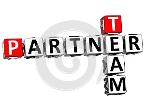 3D Team Partner Crossword