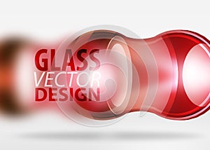 3d techno glass bubble design photo