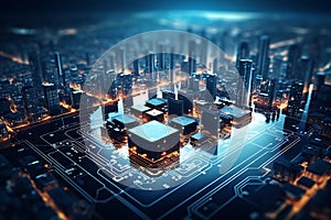 3d technology illustration A fingerprint scanner