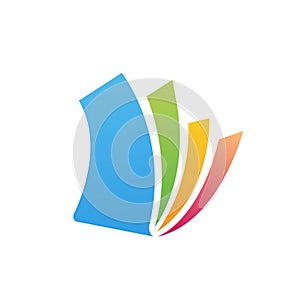 Book star vector icon.