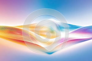3D Tensor Fields Illustrated With Arrows and Gradients for Depth and Dimensionality photo