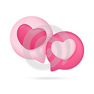 3d text box. Speech bubble dialog dialogue. questions and answers