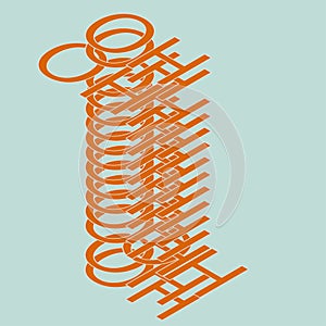 3D text effect vector file