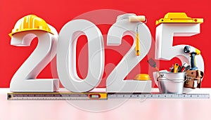 2025 3d text engineering concept