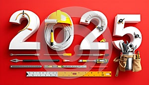 2025 3d text engineering concept