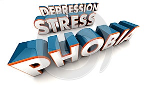 3D text mental disorders