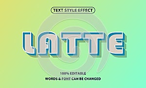 3D Text style effect of lettering and font style effect