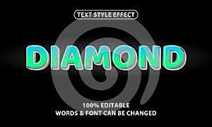3D Text style effect of lettering and font style effect