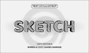 3D Text style effect of lettering and font style effect
