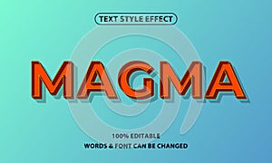 3D Text style effect of lettering and font style effect