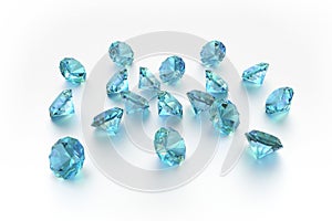 3D Topaz - 18 Blue Gems