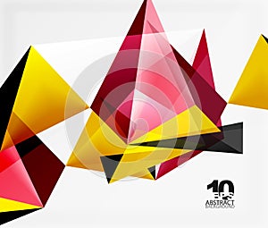 3d triangles geometric vector