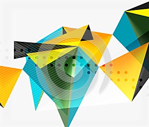 3d triangles geometric vector