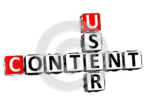 3D User Content Crossword