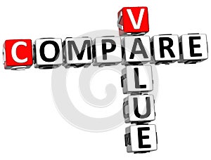 3D Value Compare Crossword