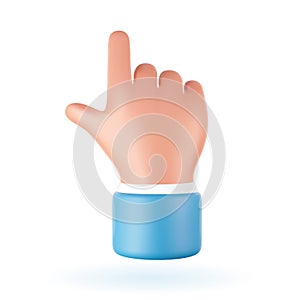 3d vector web cursor.
