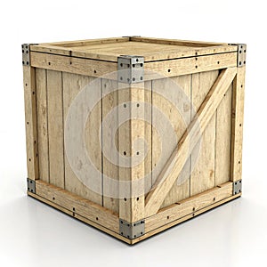 Box virtual 3D illustration