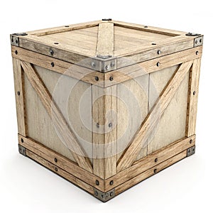 Box virtual 3D illustration