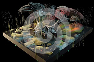 3d visualization of biological dataset with flythrough and exploration capabilities