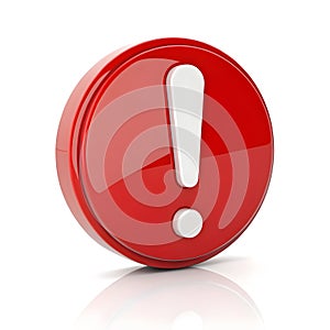3D web error icon