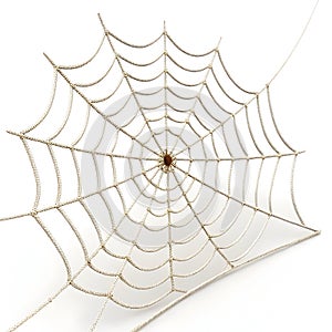 3D web kerning isolated on white background