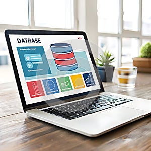 3D web layout with database