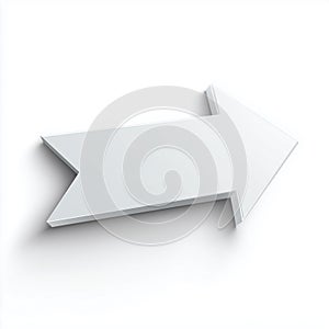 3D arrow marker. AI generate