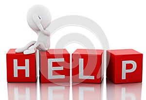 3d white people need help