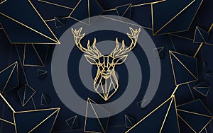 3D White wallpaper with grey elements,