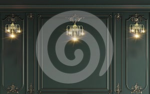 3D White wallpaper with grey elements,