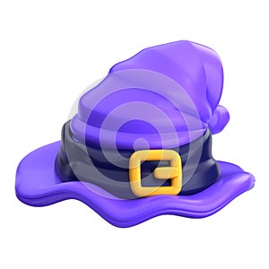 3D Witch Hat Icon