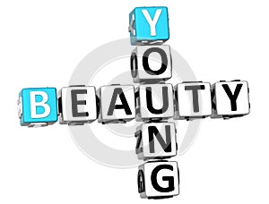 3D Young Beauty Crossword