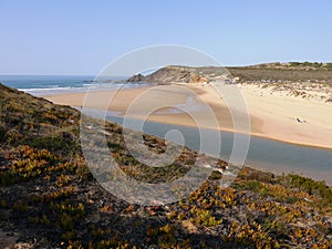 Da Cerca river in Aljezur in Alentejo photo