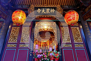 The Da Longdong Baoan Temple completed in 1831 dedicated to Bao Sheng Da Di