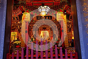 The Da Longdong Baoan Temple completed in 1831 dedicated to Bao Sheng Da Di