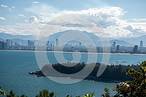 Da Nang city center skyline view