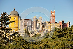 Da Pena palace. Sintra. Portugal