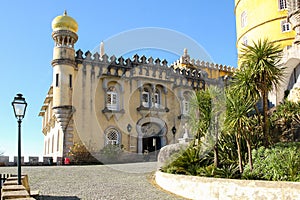 Da Pena palace. Sintra. Portugal photo