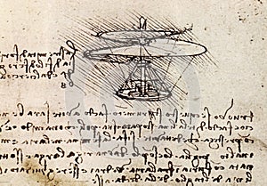 Da Vinci drawing photo