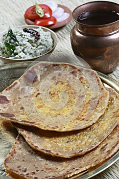 Daal ka Paratha - A flatbread made from lentils