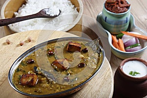 Daal Kadhi is a spicy dish from North India