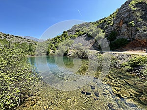 Dabarnica Stream, right tributary of the Zrmanja River (Velebit Nature Park, Croatia) - Potok Dabarnica photo